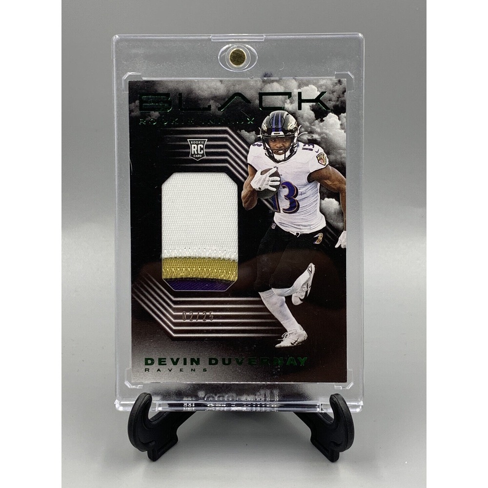 2020 Panini Black DEVIN DUVERNAY Rookie Influx Patch #'d/25 BAL RAVENS‎ #RI34